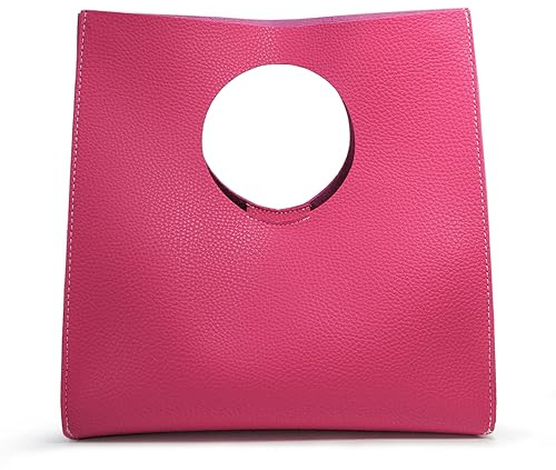 Hoxis Vintage Minimalist Style Soft Pu Leather Handbag Clutch Small Tote