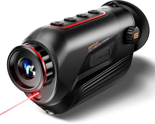 GOYOJO G215 Thermal Imaging Monocular for Hunting, 256x192 (50Hz) Infrared Night Vision Telescope, 15mm Focal Lens Thermal Scopes for Outdoor Night Vision Camera Telescope