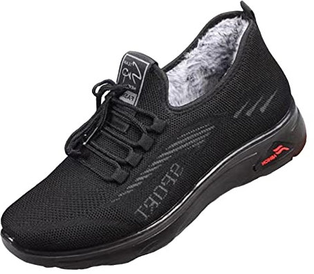 Schuhe Herren Boots Sommer Herren Schneestiefel im und Winter Modische und einfache Turnschuhe Baumwollschuhe Bequeme Runde Zehe Flach Langlaufski Set Herren Klassisch Mit Bindung Und Schuhe (B, 44)