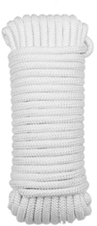 Hxiu 6MM/8MM/10MM 64FT Thick Braid Nylon Rope Multi-functional Hanging Cord