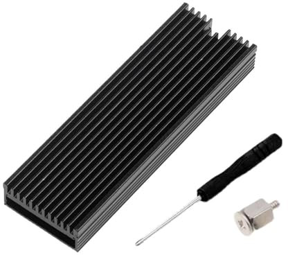 dispositivo di raffreddamento del portatile Dissipatore Di Calore Dissipatore Di Calore Per Disco Rigido Dissipatore Di Calore In Alluminio Con Pad Termico Per PCIe SATA PC Radiazione Termica Ventilat