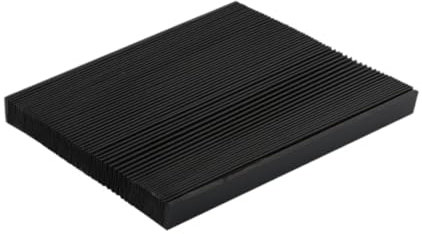kowaku CNC Machine Accordion Cover Stretch Length 1.5 M Bellows Guard Milling Machine Protective Cover Smooth Texture Foldable , 15cm