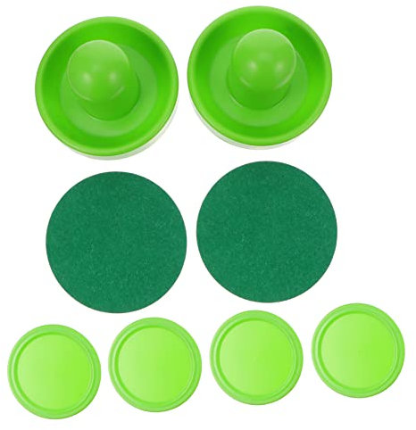 KICHOUSE Airhockey-Schieber Und Pucks Ersatz Spiel-tische Mit Schlägern Und Pucks Hockey-Teile Und Zubehör Für Spielzimmer