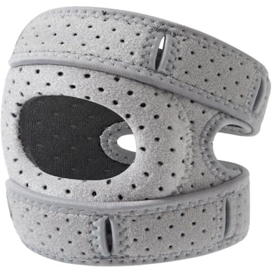 Patella Kniebandage Männer Damen, Patellasehnen Stützband Verstellbarer Knieorthese Neopren-Knieband Kniebandage Unterstützung Kniestützgurt Für Das Training,Kletttern, Springen S/M