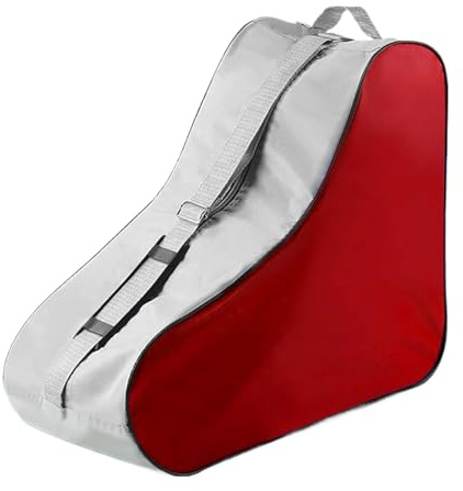 Schlittschuh-Tasche, großer verstellbarer Rucksack, Rollschuh-Rucksack mit Reißverschluss, für Herren, Damen, Kinder
