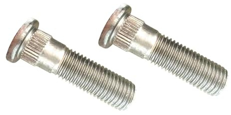 Radbolzen für Ford Escort, Ford Fiesta und Ford Focus, Vorderradbolzen M12 x 1,5 mm, 49 mm, W700678S442, 2 Stück