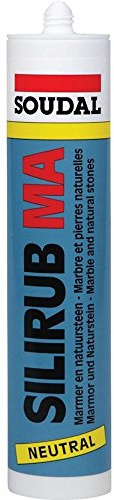 Soudal 104547 Naturstein-Silikon Silirub MA 310ml in travertin