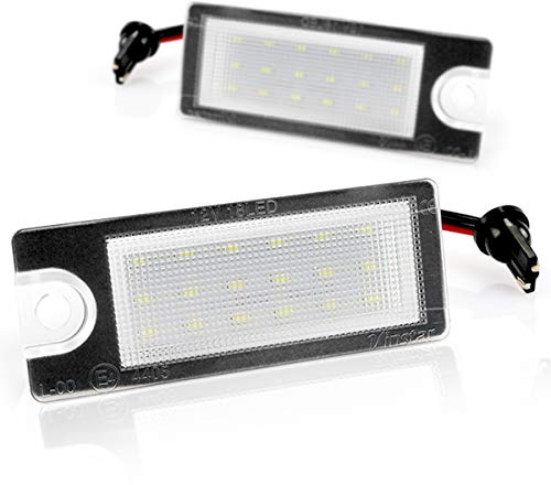 LIGHTDELUX LED Kennzeichenbeleuchtung Nummernschildbeleuchtung Kennzeichen mit Zulassung Canbus Plug&Play V-03250