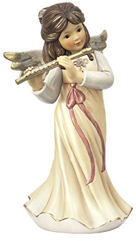 Goebel Weihnachtsdekoration Engelsfigur aus Porzellan hergestellt, Maße: 32 cm x 17 cm x 15 cm, 41-512-07-1
