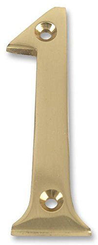 Duratool D01251 Numero in ottone, n. 1, lunghezza 7,6 cm