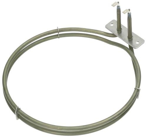 SPARES2GO Heizelement mit 2 Drehungen, kompatibel mit Howdens Lamona LAM3700, LAM3701, LAM3702, LAM3702-1 Umluftofen (2400 W), 240 V