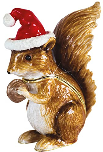 Craycombe Trinkets 6068 Schmuckkästchen, rotes Eichhörnchen, Höhe 7,5 cm