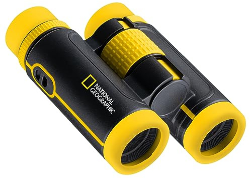 National Geographic barnkikare 7 x 30, robust kikare för naturobservation, med bärrem, väska och 7 x förstoring, perfekt för camping och fältobservationer