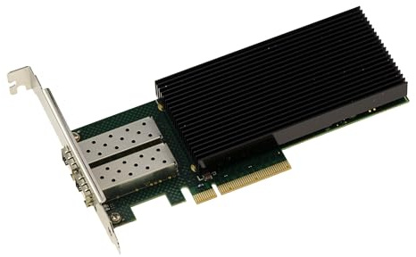 KALEA-INFORMATIQUE PCIe-Controller-Karte 10G LAN Fibre SFP+ 2 Ports X722-DA2 mit Intel Confidential Chipset - 10GbE Ethernet Network Adapter X722.