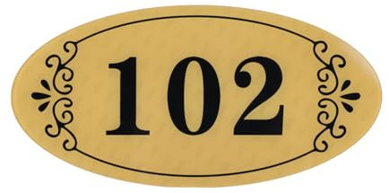 Targhetta con numero civico personalizzabile, targa autoadesiva moderna in acrilico da parete 3D personalizzata per stanza, casa, ufficio, giardino, dormitorio