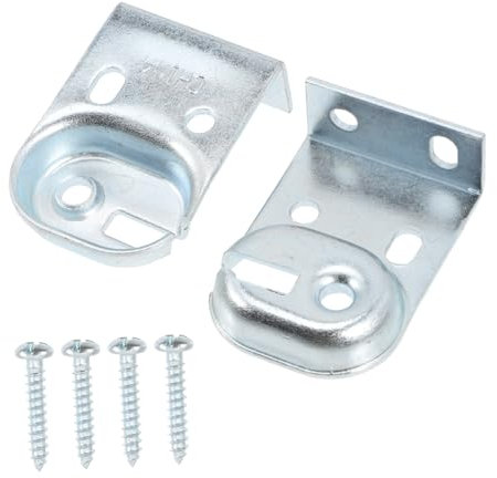 Cabilock 4 Sätze Zubehör-Kit für die Reparatur von Vorhängen rolladen Halter rollohalterungen Zebra-Jalousien für Fenster Rollo-Werkzeug für zu Hause Rollos Fensterabdeckungen Bausatz Eisen