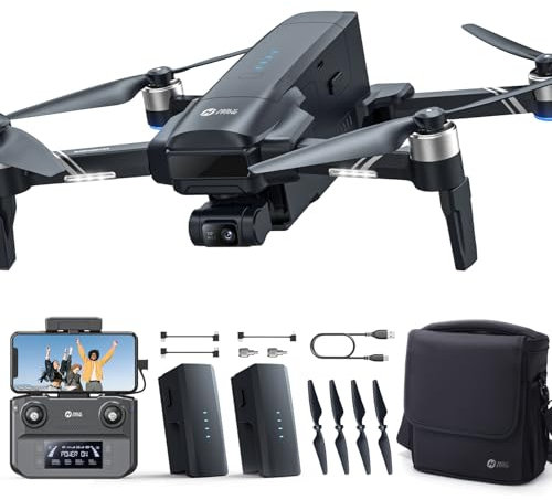 Holy Stone Sentinel HS600D 3-Axis Gimbal Drone with Camera for Adults, Professional 8K Photo, Level-6 Wind Resistance, 6KM Transmission, 80-Min Flight, Smart Track, Auto Return & Beginner Mode