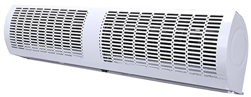 YDIJFLL Machine À Rideau d'air Ultra-Mince Et Silencieuse Commerciale, Machine À Rideau d'air Blanc avec Télécommande, Ventilateur Mural, Froid Chaud, Adapté à la Maison, au Bureau et à (Size:100CM)