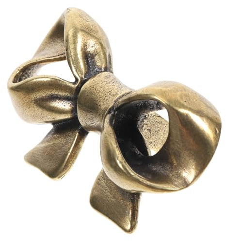 Hoement Messing-schrankknöpfe Mit Schleife Im Vintage-stil Antike Möbel-accessoires Für Küche Und Bad Einzigartiger Griff Für Kommode Und Schrank