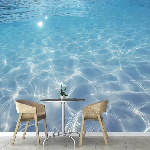 Natural Brillante Papel Tapiz FotográFico, Fondo Del Lago Mural Papel Pintado Efecto 3D, 350×256cm DecoracióN Papel Pintado Sala De Estar Para Dormitorio