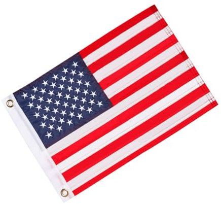 Toddmomy Bandera Uu. 3x5 Pies Estrella Bordada Poliéster Exterior Resistente Decorativa
