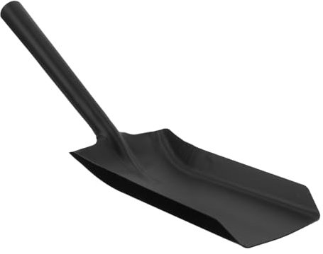 Alipis Pelle à Cendres De Cheminée Acier Inoxydable Outil De Nettoyage Compact pour Barbecue Et Jardin sans Poignée