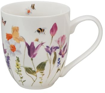 DUO Flowers Classic XXL-Tasse MAY mit 1000 ml, New Bone China Porzellan