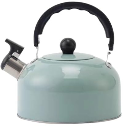 Bouilloire sifflante, théière de cuisinière, récipient à thé, réchauds de Camping, Terrarium en Plastique, Bouilloire électrique, théières, Bouilloire en Acier Inoxydable (Verte 3 L)