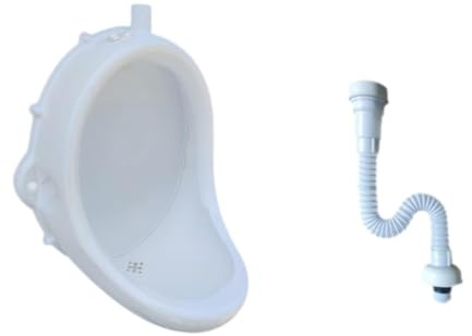 B Baosity Urinario de Pared para Hombres Reubicable de Material Manejo Cómodo Instalación Eficiente Adecuado para Fiestas Exterior Infantiles, con Tubo de 61cm