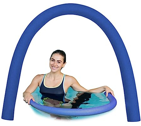 Pesoncarl Poolnudeln, 6, 6 x 152, 4 cm, Hohlschaum-Pool-Schwimmnudeln, leichte Schaumstoffnudeln für Kinder, schwimmend, blau, Partygeschenk