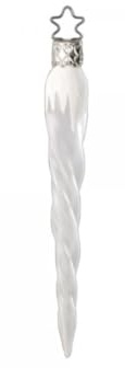 Inge-glas - Christbaumschmuck - Frostiger Zapfen - Glas - Maße: 13.5 cm