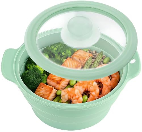42oz Vegetable Steamer,Microwave Steamer for Cooking