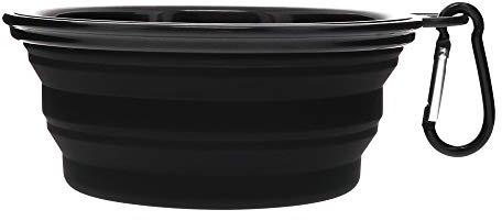 Pacific Shaving Company Collapsible Travel Bowl - Shave Bowl, 100% Food-Grade Silicone with Carabiner