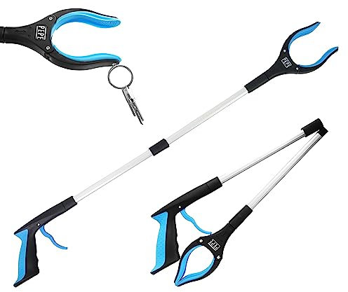 PEPE Mobility - Faltbare Greifzange mit Magnet, Drehbare Greifer, Abfallzange Ausziehbar, Klappbar für Senioren, Gartenarbeit
