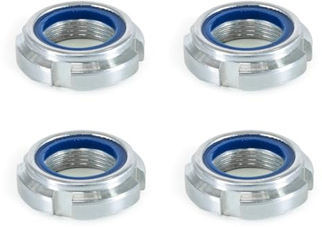 Ganter Normelemente | Nutmuttern ähnl. DIN 1804 | GN 1804.1-M15X1 | 4 Stück | Stahl, selbstsichernd | Gewinde M15x1