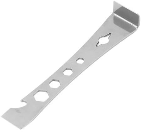 Edelstahl-Stemmeisen, Multifunktionaler Nagelzieher, Kleiner Imperialer Schaber, Auto-Demontage und -Modifikation, Metall-Hebelplatte, Nagelentferner