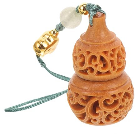 SOIMISS Artistic Gourd Shape Ornament Hand-Woven Hanging Decor Multi-Functional Pendant Keychain Fashion Accessory