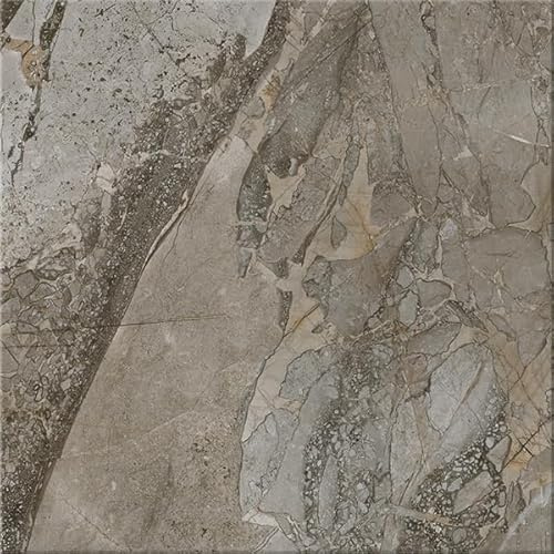 VILO SPC Vinylboden Marble skin, 60x60cm, Klick-System, 100% wasserfest, strapazierfähig, für Fußbodenheizung geeignet, schall- und wärmeisolierend, pflegeleicht, 4 Stück, 1,44m2
