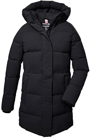 G.I.G.A. DX quiltad damparkas/funktionsparka med huva GW 1 WMN QLTD PRK, svart, 44, 41337-000