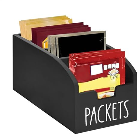 Organizador de aperitivos, organizador de despensa, soporte de almacenamiento de paquetes, contenedores de despensa de transparente, dispensador de aperitivos para encimera de cocina, para