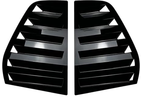 BHYYDS Auto Heckspoiler Für VW Golf 5 Golf 6 Golf 7 MK5 MK6 MK7 MK7.5 2003–2020 Hintere Seitenfensterblende Spoiler Fensterladenabdeckung (Carbon Look,Golf 5)