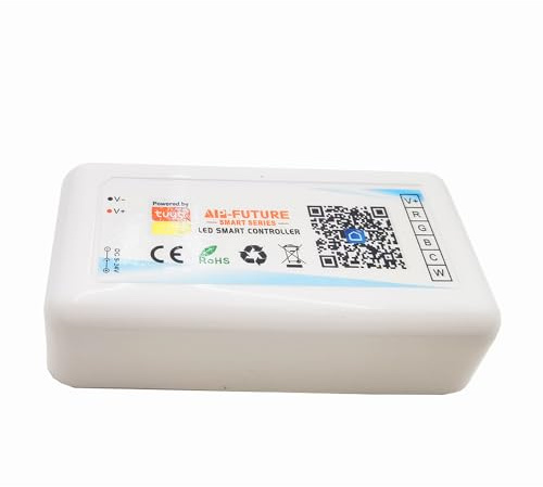 Tuya WiFi Smart Controller DC5-24V Single Color Dimmer RGB RGBW RGBCCT LED Strip Smart Life APP Alexa Home Controllo vocale (RGB CCT)