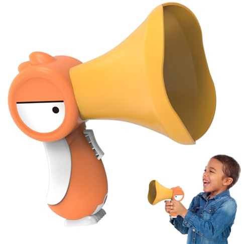 Changeur De Voix Pour - Enregistreur D'oiseau De Dessin Animé | Jouet Microphone Amusant Pour Les Fêtes | Mégaphone Créatif Bullhorn Avec Des Effets Sonores, Des Rassemblements De Famille Évén