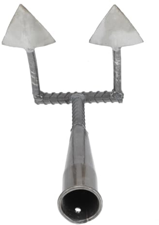 DECOMELODY Azada Triangular de Carbono para Jardinería Herramienta Práctica y Duradera para Plantar y Ligera y Portátil para Huertos y Agricultura al Aire