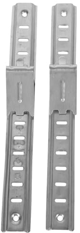 Zerodeko Barra de Soporte para Estantes de Refrigerador y Congelador 20 Cm de Acero Inoxidable, Tira Resistente para Rejilla de Armario Frigorífico, Accesorio para Estantes de Congelador,