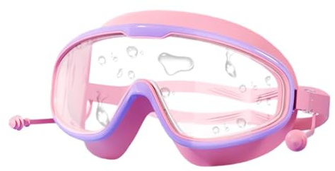 Générique Polykarbonat simglasögon - justerbar anti-dimma och vattentät simmask för pojkar och flickor - perfekt för pool, och daglig träning