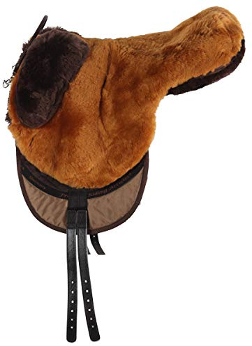 Macon Fell-Reitkissen Full braun/cap