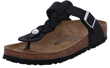 Birkenstock Damen flip-Flops, Black, 39 EU, Schwarz
