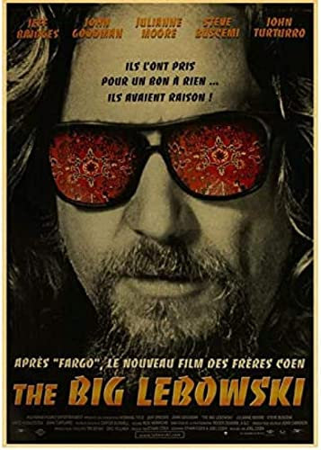Poster The Big Lebowski Vintage-Filmplakat, Wandkunst, Bilder, Leinwand, Malerei, Poster Und Drucke, Heimdekoration 50X70Cm Kein Rahmen