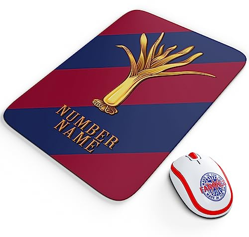 Personalised Military Mouse Mat Welsh Guards Mousemat Computer Mouse Pad Work Office PC Veteran Army Gift TR45